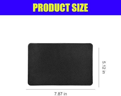 Car Dashboard Anti-Slip Silicone Pad, 7.9''x5.1'' Sticky Adhesive Mat - Image 2
