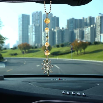 Car Rear View Mirror Accessories Sunny Car Hanging Ornament - Image 2