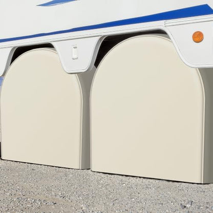 eletecpro RV Tire Covers, Fit 26-29 Inch Tire, Light Beige - Image 5