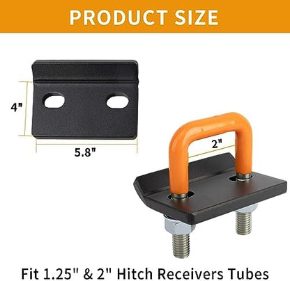 Hitch Tightener for 1.25" and 2" Hitches, Heavy Duty Anti Rattle Hitch - Image 4