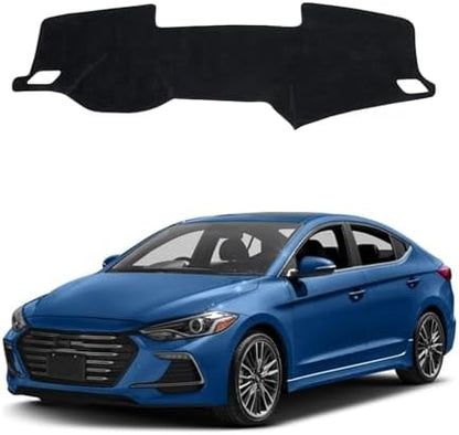 Dashboard Mat Cover for Hyundai Elantra 2017-2020 Nonslip Center Console by BOLTRY