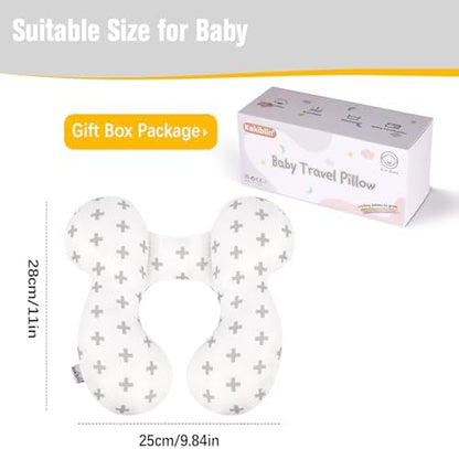 KAKIBLIN Baby Travel Pillow, Upgraded Baby Neck Pillows - Image 7
