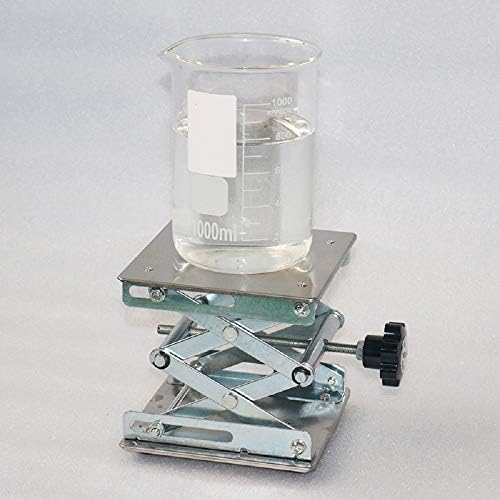 4" x 4" Stainless Steel Lab Jack Lift Stand Table Scissor Stand Platform - Image 5