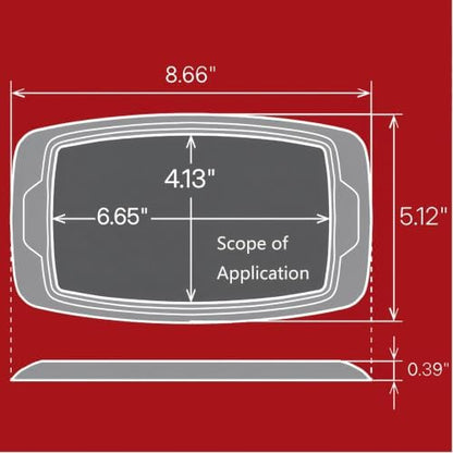 Car Dashboard Anti-Slip Mat, 8.66 × 5.12 in - Image 5