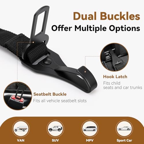 Universal Dog Seat Belt for Car, Dog Car Seatbelt - Image 2