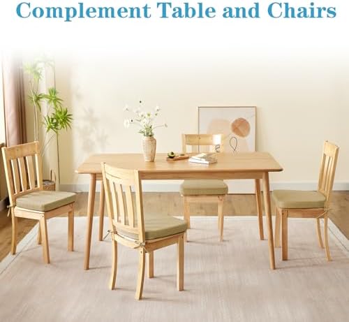 IASEAHK Chair Cushions for Dining Chairs Set of 4, Non Slip Kitchen Chair Pads - Image 6