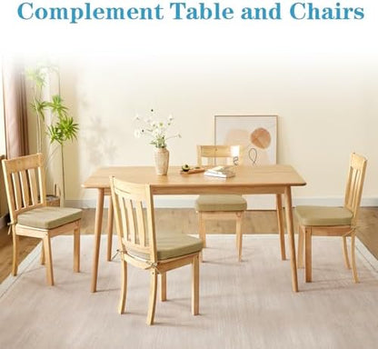 IASEAHK Chair Cushions for Dining Chairs Set of 4, Non Slip Kitchen Chair Pads - Image 6