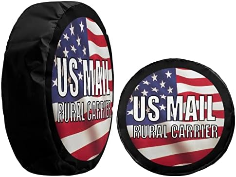 US Mail Rural Carrier Spare Tire Cover Wheel Tire Cover Fit Trailer, SUV and - Image 4