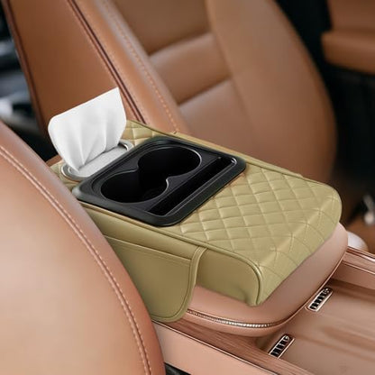 5-in-1 Car Armrest Cushion, Universal Arm Box Pad Cover by Cxprctpu