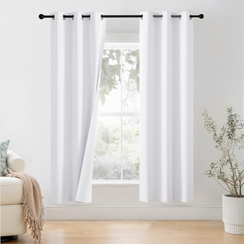NICETOWN 100% Blackout Window Curtain Panels 78 inch Length by NICETOWN