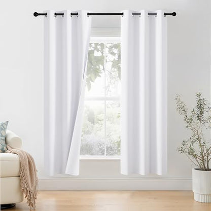 NICETOWN 100% Blackout Window Curtain Panels 78 inch Length by NICETOWN