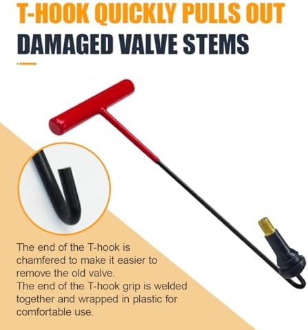 Quick Change Tire Valve Stem Tool Kit, Tire Valve Core Remover Quickly - Image 3