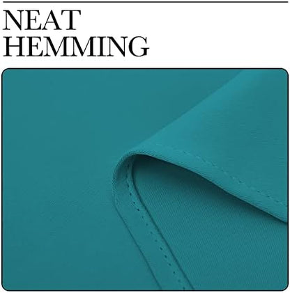 NICETOWN Room Darkening Curtains, 2 Panels, W55 x 108-inch, Peacock Teal - Image 7