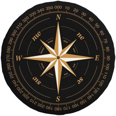 Compass Rose Spare Tire Cover Weatherproof Universal Wheel Protectors Wheel - Image 2