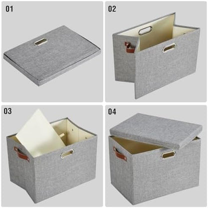 17" Large Fabric Storage Box - Image 6