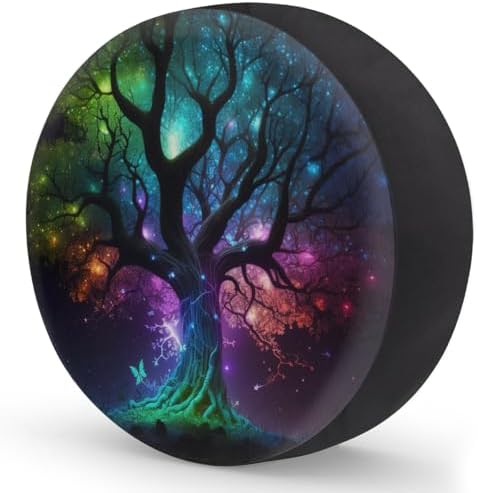 Tree of Life Spare Tire Cover 16in Spare Wheel Covers Tire Storage Cover - Image 2