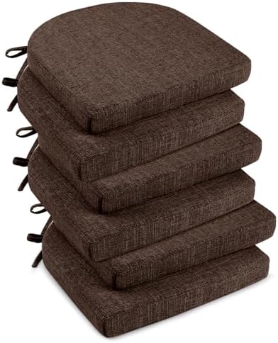 downluxe Indoor Chair Cushions for Dining Chairs, Soft and Comfortable Textured by Downluxe