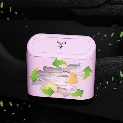 Car Trash Can Bin with Lid - Image 3