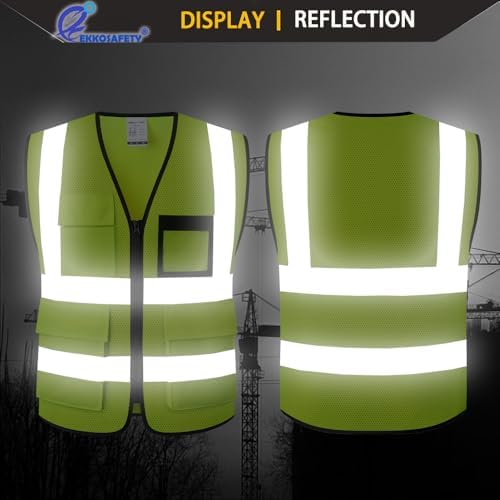 Hi Vis Reflective Safety Vest for Men Women - Image 5