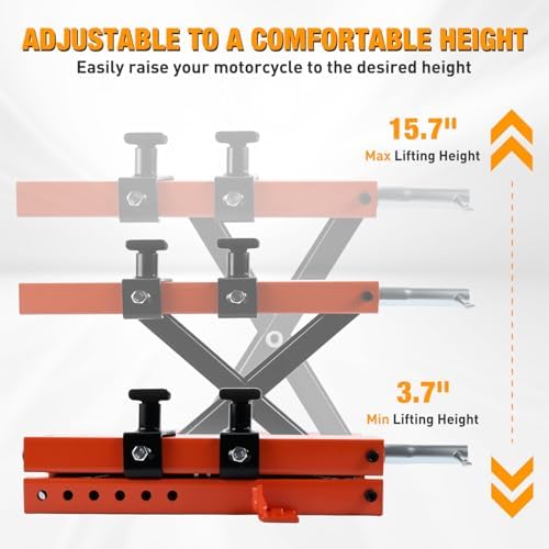 Nilight Motorcycle Lift 1100 LBS ATV Scissor Jacks - Image 2