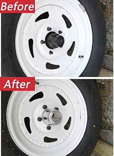 3.19" Push-Through Wheel Center Caps, Chrome-Plated Carbon Steel, 4 Pack - Image 5