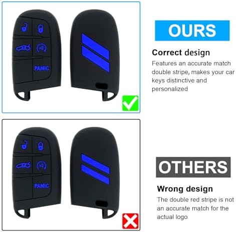 Key Fob Cover for Dodge Accessories 5 Button Key Fob Case - Image 2