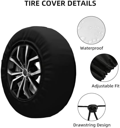 Funny Duck Spare Tire Cover Weatherproof Universal Wheel Protectors Cute Duck - Image 4