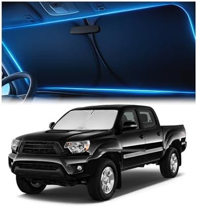 Magnelex Windshield Sun Shade for Toyota Tacoma 2005-2015, Foldable Car Window by Magnelex
