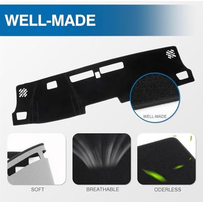 KUST Dash Cover Mat for 2023-2025 2026 Chevy Chevrolet Colorado/GMC Canyon - Image 4