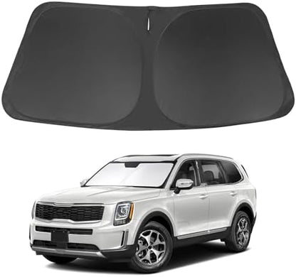 Windshield Sun Shade for 2020-2025 Kia Telluride Accessories by LHFLIVE