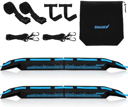 Universal Car Soft Roof Rack，Roof Pads Luggage Carrier by Unlocktheoutdoors