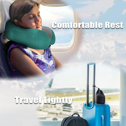 Travel Pillow, Memory Foam Neck Pillow - Image 7