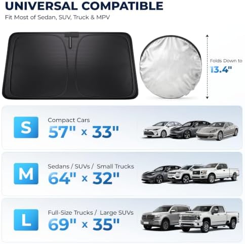 DMJN Front Windshield Sun Shade - Image 6