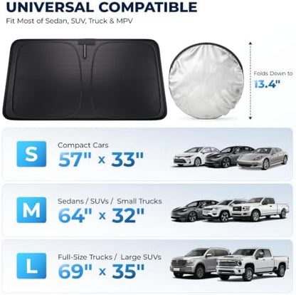 DMJN Front Windshield Sun Shade - Image 6