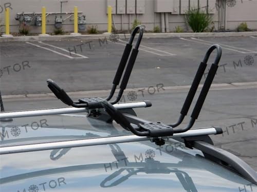 Kayak-1- J-Bar Rack HD Kayak Carrier Canoe Boat Surf Ski Roof Top Mount Car SUV - Image 3