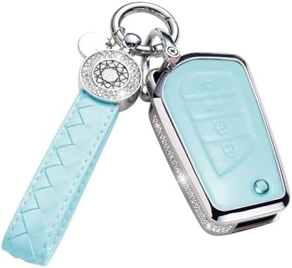for Toyota Key Fob Cover with Keychain, 4 Buttons by Unknown