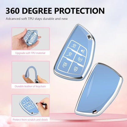 for Chevy Key Fob Cover, 6 Button TPU Protection Case - Image 4