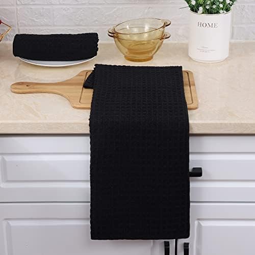 Homaxy Microfiber Waffle Weave Kitchen Towels, 4 Pack - Image 6
