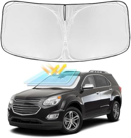 for Chevrolet Equinox 2010-2017 Windshield Sun Shade 4 Layers Car Sunshade by ZOIBVCARSUNSHADE