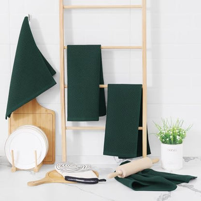 Homaxy 100% Cotton Waffle Weave Kitchen Dish Towels 24-Pack - Image 6