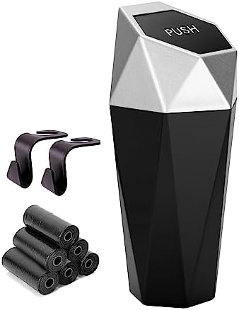 Ginsco Car Trash Can Cup Holder, Mini Car Trash Can by Ginsco
