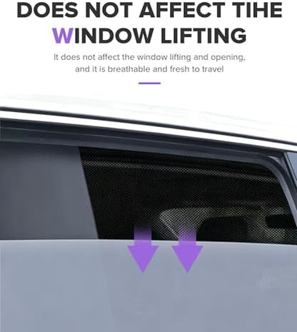 Car Shades for Side Windows, Car Accessories Magnetic Automotive Side Window - Image 4