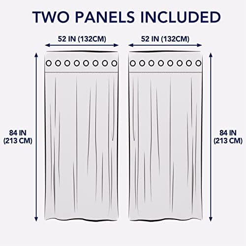 PureFit Outdoor Curtains for Patio Waterproof Weatherproof Outside Curtains - Image 6