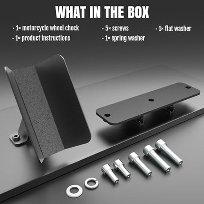 E-Track Motorcycle Wheel Chock Fits Floor or Wall E-Track 2pcs - Image 7