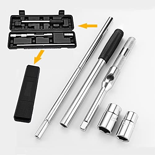 23" Universal Extended Lug Wrench, 4 Way Tire Iron Nut Wrench Set - Image 5