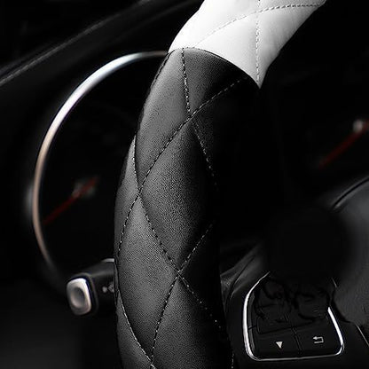 YHONGJT Cute Soft Microfiber Leather Anti-Slip Steering Wheel Cover, Universal - Image 4