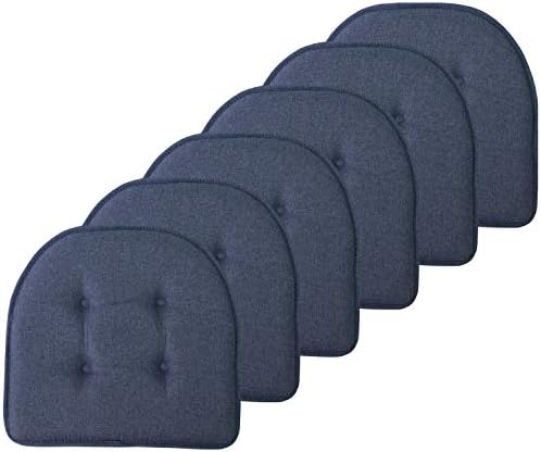 Sweet Home Collection Chair Cushion Memory Foam Pads Tufted Slip Non Skid by SweetHomeCollection