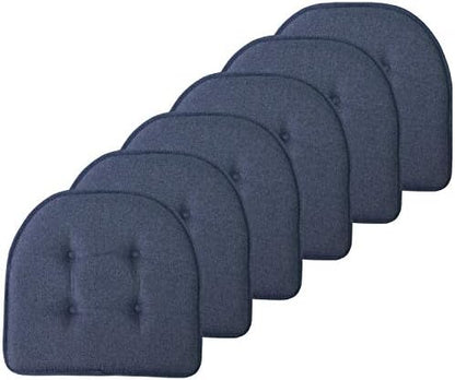 Sweet Home Collection Chair Cushion Memory Foam Pads Tufted Slip Non Skid by SweetHomeCollection