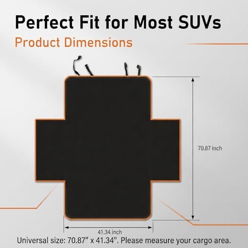 SUV Cargo Liner for Dog, 210T Polyester Waterproof Scratchproof Trunk Protector - Image 2