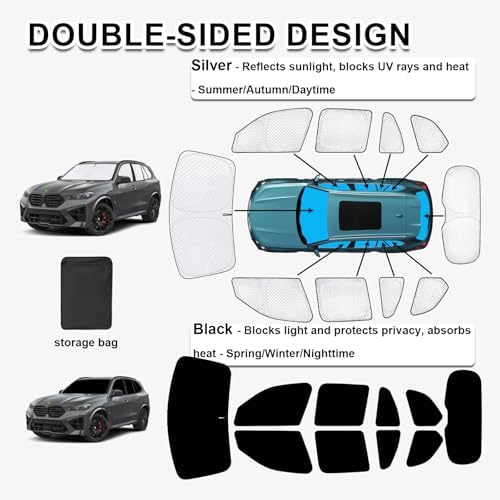 KMF 10pcs Thicken Sun Shades Custom Fit - Image 4